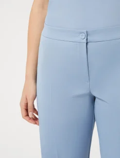 Marina Rinaldi Pantaloni E Gonne | Pantaloni & Jeans*Pantaloni in ottoman AZZURRO