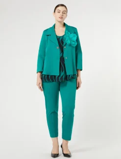 Marina Rinaldi Pantaloni E Gonne | Selezione Elegante*Pantaloni in ottoman VERDE