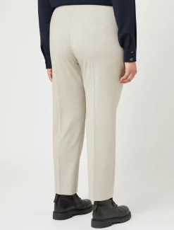 Marina Rinaldi Pantaloni & Jeans | Pantaloni & Jeans*Pantaloni in popeline di pura lana BEIGE