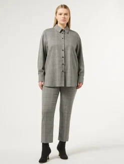 Marina Rinaldi Pantaloni & Jeans | Pantaloni & Jeans*Pantaloni in Principe di Galles NERO