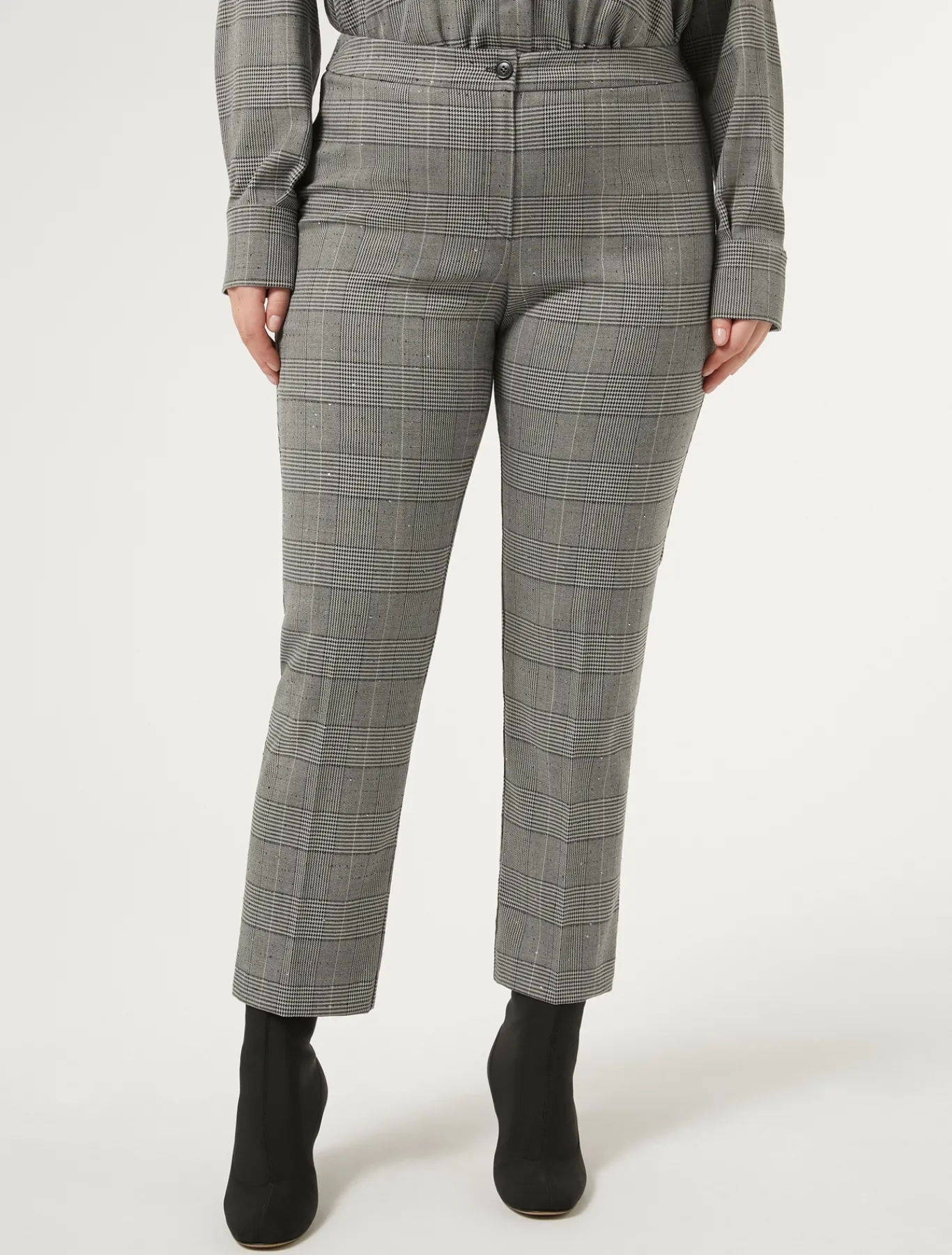 Marina Rinaldi Pantaloni & Jeans | Pantaloni & Jeans*Pantaloni in Principe di Galles NERO