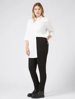 Marina Rinaldi Pantaloni & Jeans | Pantaloni & Jeans*Pantaloni in punto Milano NERO