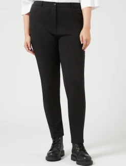 Marina Rinaldi Pantaloni & Jeans | Pantaloni & Jeans*Pantaloni in punto Milano NERO