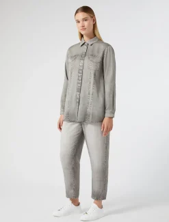 Marina Rinaldi Pantaloni & Jeans | Pantaloni & Jeans*Pantaloni in raso GRIGIOMEDIO