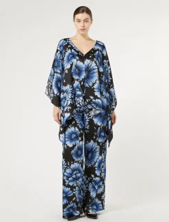 Marina Rinaldi Pantaloni E Gonne | Selezione Elegante*Pantaloni in raso NERO