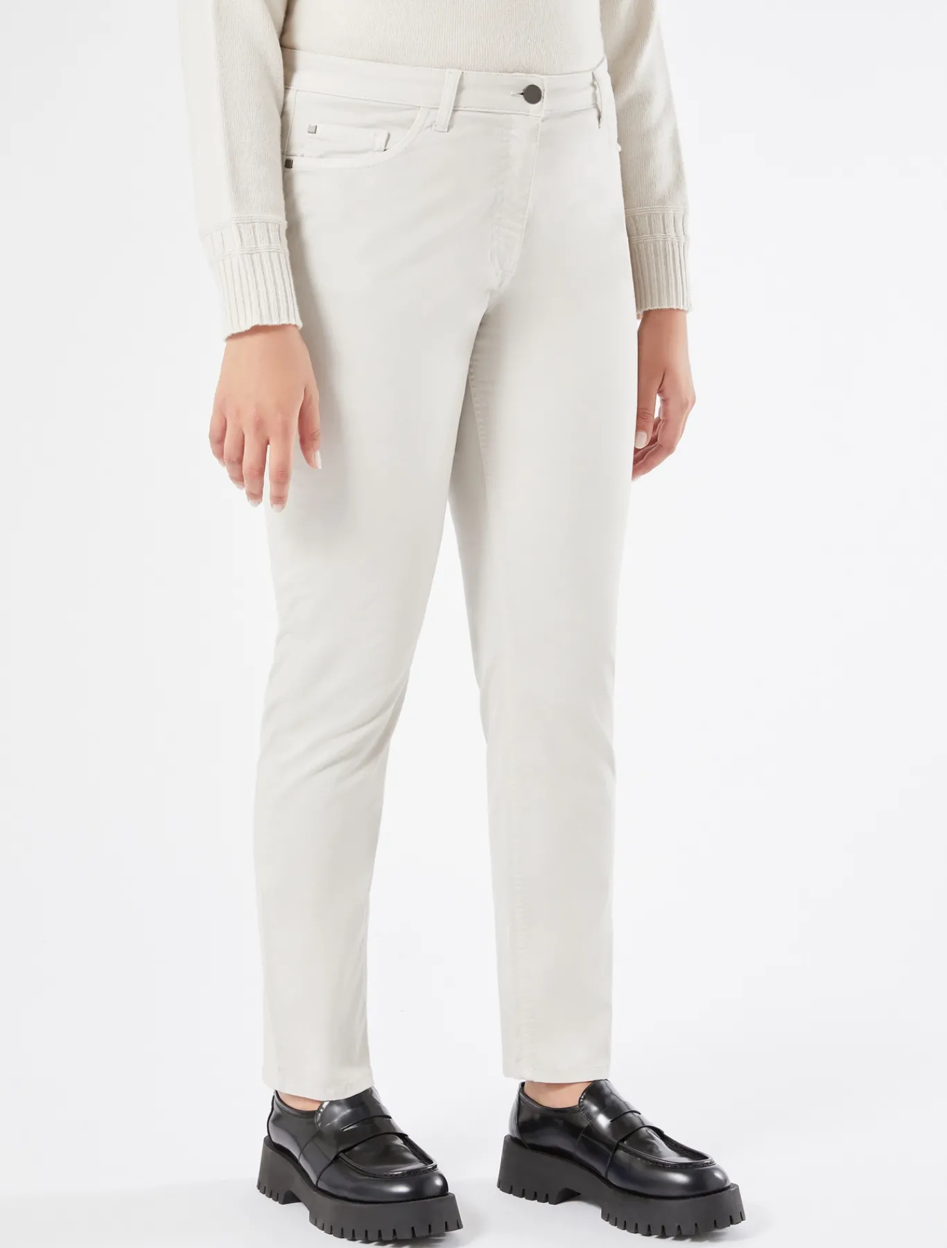 Marina Rinaldi Pantaloni & Jeans | Pantaloni & Jeans*Pantaloni in raso GHIACCIO