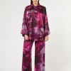 Marina Rinaldi Pantaloni E Gonne | Collezione Elegante*Pantaloni in raso di seta BORDEAUX