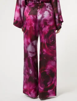 Marina Rinaldi Pantaloni E Gonne | Collezione Elegante*Pantaloni in raso di seta BORDEAUX