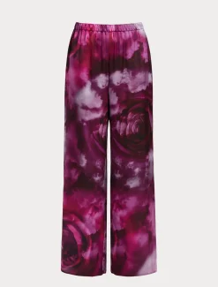 Marina Rinaldi Pantaloni E Gonne | Collezione Elegante*Pantaloni in raso di seta BORDEAUX