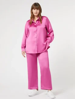 Marina Rinaldi Pantaloni & Jeans | Pantaloni & Jeans*Pantaloni in raso fluido ROSAANTICO