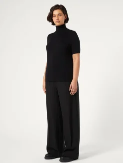 Marina Rinaldi Pantaloni & Jeans | Pantaloni & Jeans*Pantaloni in saglia di misto viscosa NERO