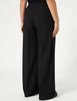 Marina Rinaldi Pantaloni & Jeans | Pantaloni & Jeans*Pantaloni in saglia di misto viscosa NERO