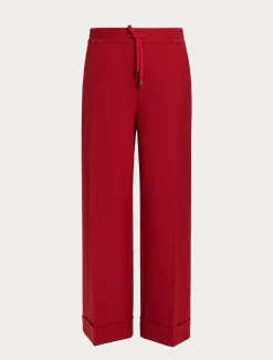 Marina Rinaldi Pantaloni & Jeans | Pantaloni & Jeans*Pantaloni in saglia di misto viscosa ROSSO