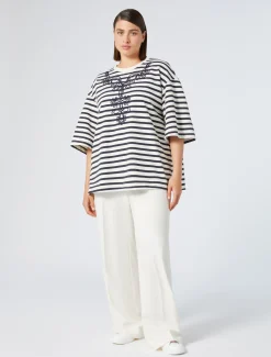Marina Rinaldi Pantaloni & Jeans | Pantaloni & Jeans*Pantaloni in saglia di viscosa AVORIO