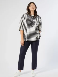 Marina Rinaldi Pantaloni & Jeans | Pantaloni & Jeans*Pantaloni in saglia di viscosa BLU