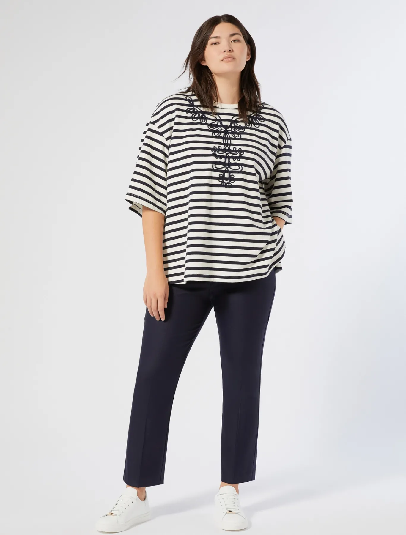 Marina Rinaldi Pantaloni & Jeans | Pantaloni & Jeans*Pantaloni in saglia di viscosa BLU