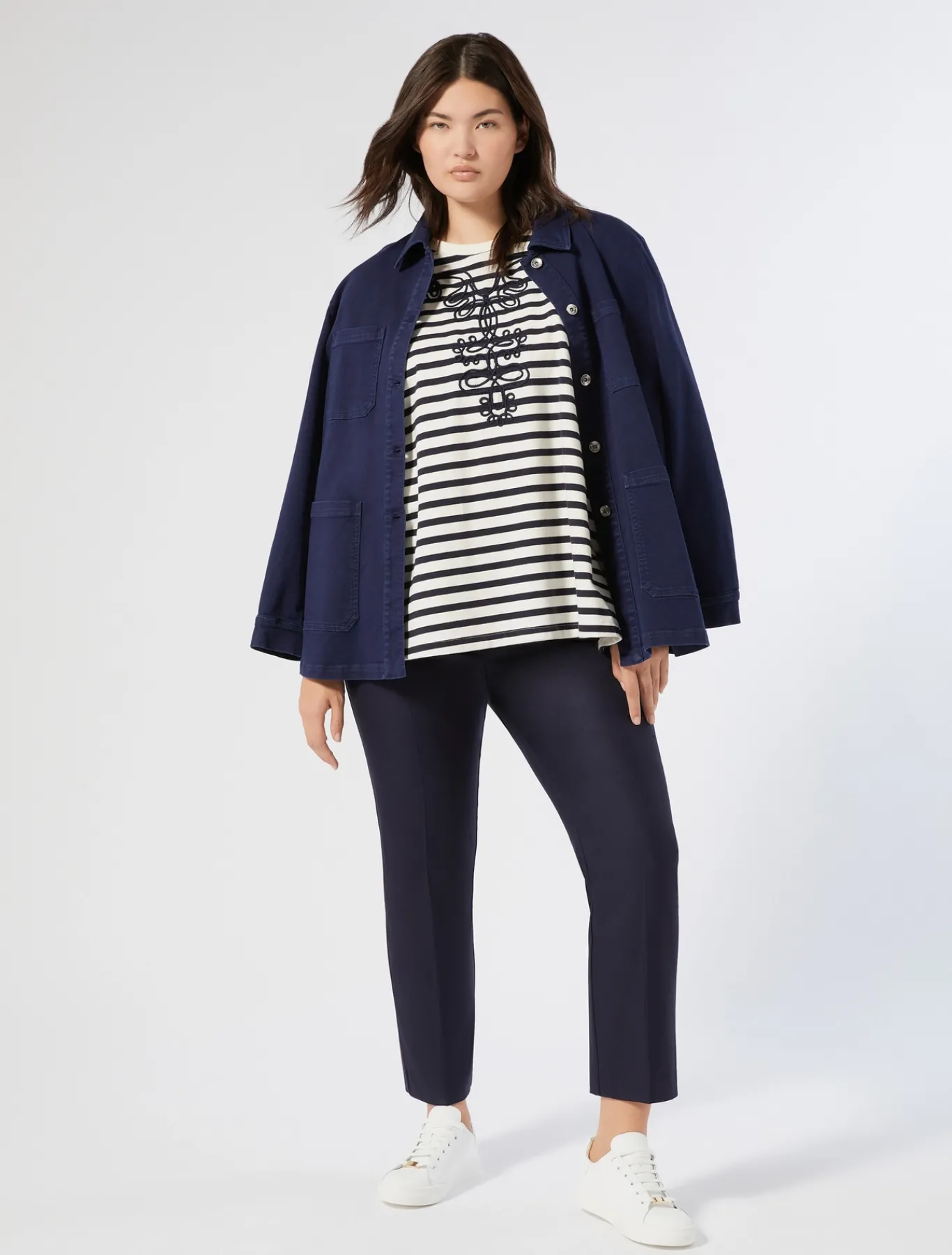 Marina Rinaldi Pantaloni & Jeans | Pantaloni & Jeans*Pantaloni in saglia di viscosa BLU