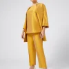 Marina Rinaldi Pantaloni E Gonne | Pantaloni & Jeans*Pantaloni in shantung di pura seta ORO