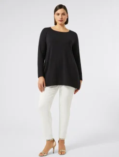 Marina Rinaldi Pantaloni & Jeans | Pantaloni & Jeans*Pantaloni in tela di cotone BIANCO