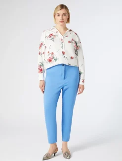 Marina Rinaldi Pantaloni & Jeans | Pantaloni & Jeans*Pantaloni in tela di cotone AZZURRO