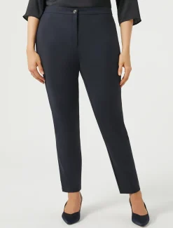 Marina Rinaldi Pantaloni & Jeans | Pantaloni & Jeans*Pantaloni in tela di cotone BLUNOTTE