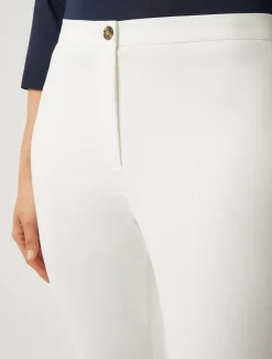 Marina Rinaldi Pantaloni & Jeans | Pantaloni & Jeans*Pantaloni in tela di cotone BIANCO