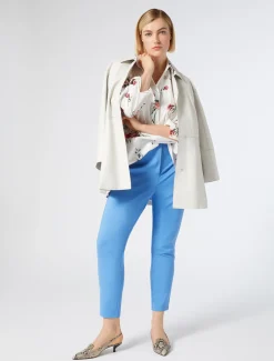 Marina Rinaldi Pantaloni & Jeans | Pantaloni & Jeans*Pantaloni in tela di cotone AZZURRO