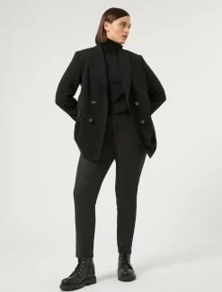 Marina Rinaldi Pantaloni & Jeans | Pantaloni & Jeans*Pantaloni in tela di cotone NERO