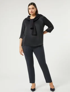 Marina Rinaldi Pantaloni & Jeans | Pantaloni & Jeans*Pantaloni in tela di cotone BLUNOTTE