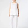 Marina Rinaldi Pantaloni & Jeans | Pantaloni & Jeans*Pantaloni in tela di lino BIANCOOTTICO