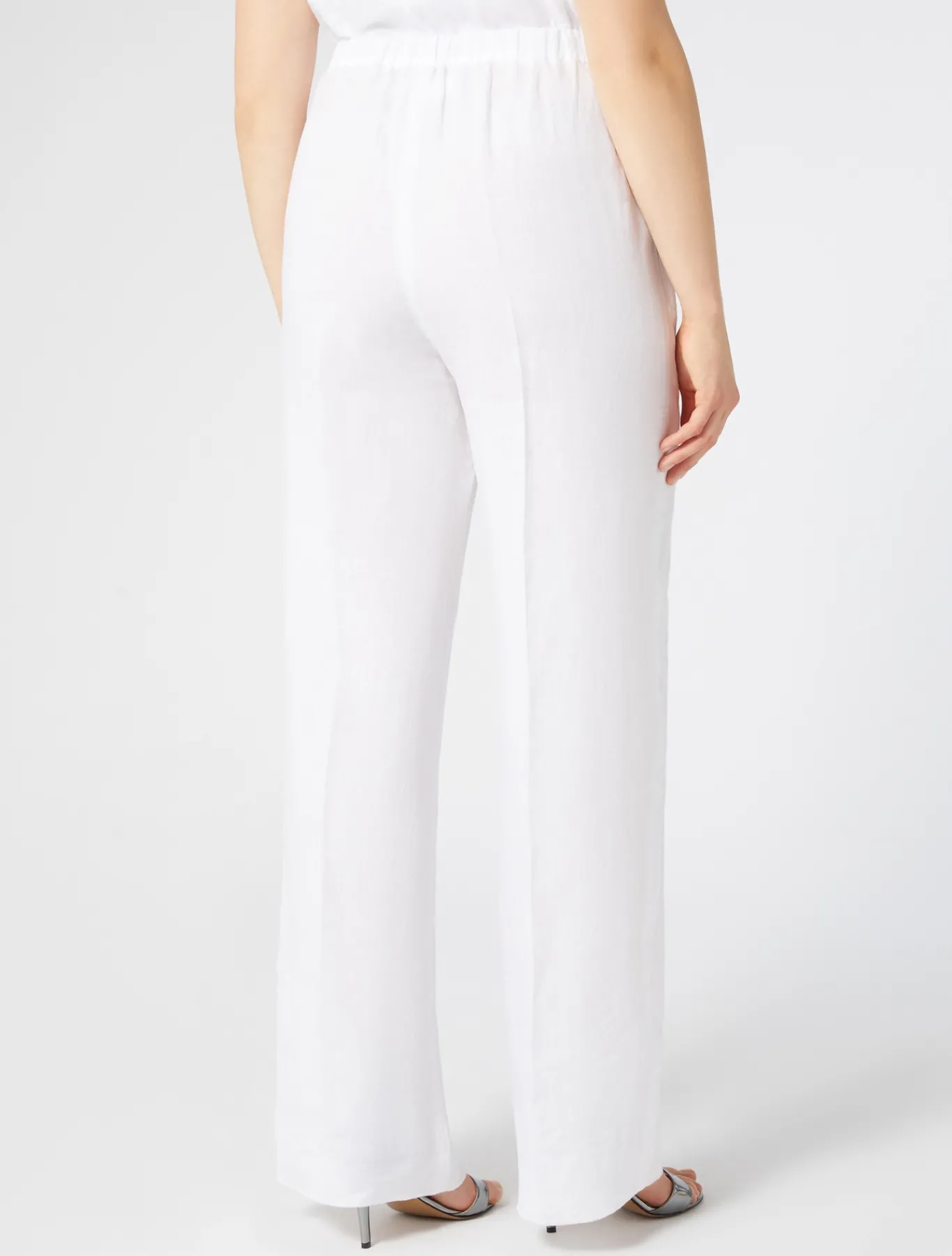 Marina Rinaldi Pantaloni & Jeans | Pantaloni & Jeans*Pantaloni in tela di lino BIANCOOTTICO