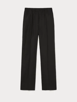 Marina Rinaldi Pantaloni & Jeans | Pantaloni & Jeans*Pantaloni in tela di lino NERO