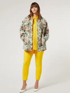 Marina Rinaldi Pantaloni & Jeans | Pantaloni & Jeans*Pantaloni in tela di misto cotone GIALLOSOLE