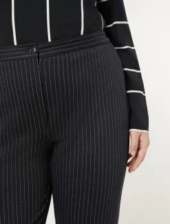 Marina Rinaldi Pantaloni & Jeans | Pantaloni & Jeans*Pantaloni in tessuto punto Milano BLUMARINO