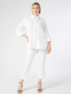 Marina Rinaldi Pantaloni & Jeans | Pantaloni & Jeans*Pantaloni in tessuto spalmato BIANCO