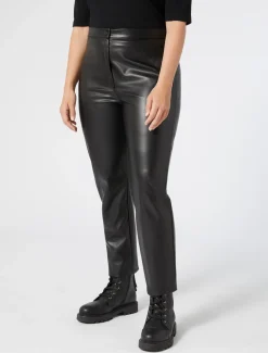 Marina Rinaldi Pantaloni & Jeans | Pantaloni & Jeans*Pantaloni in tessuto spalmato NERO