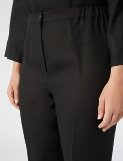 Marina Rinaldi Pantaloni & Jeans | Pantaloni & Jeans*Pantaloni in tessuto spalmato NERO