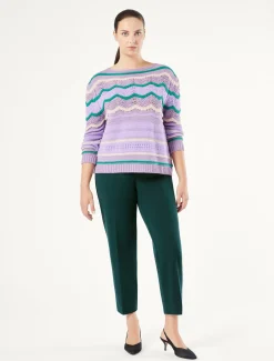 Marina Rinaldi Pantaloni & Jeans | Pantaloni & Jeans*Pantaloni in tessuto tecnico VERDEBOSCO