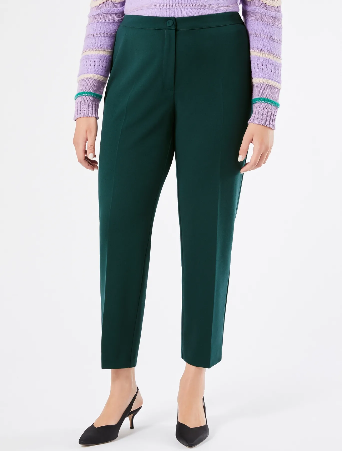 Marina Rinaldi Pantaloni & Jeans | Pantaloni & Jeans*Pantaloni in tessuto tecnico VERDEBOSCO