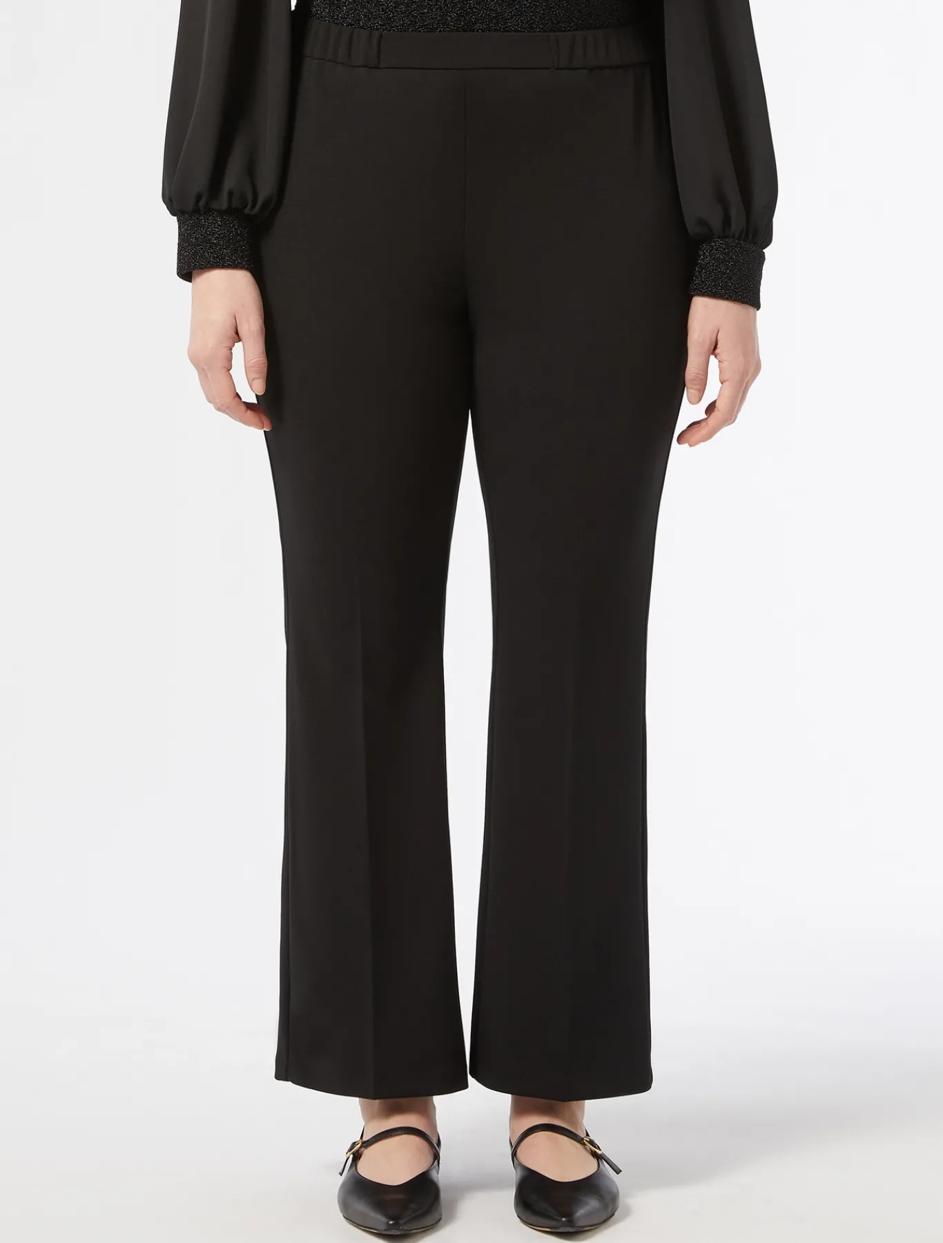 Marina Rinaldi Pantaloni & Jeans | Pantaloni & Jeans*Pantaloni in tessuto tecnico NERO