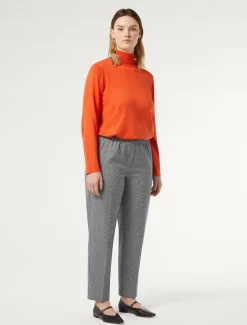Marina Rinaldi Pantaloni & Jeans | Pantaloni & Jeans*Pantaloni in tessuto tinto filo BLUMARINO