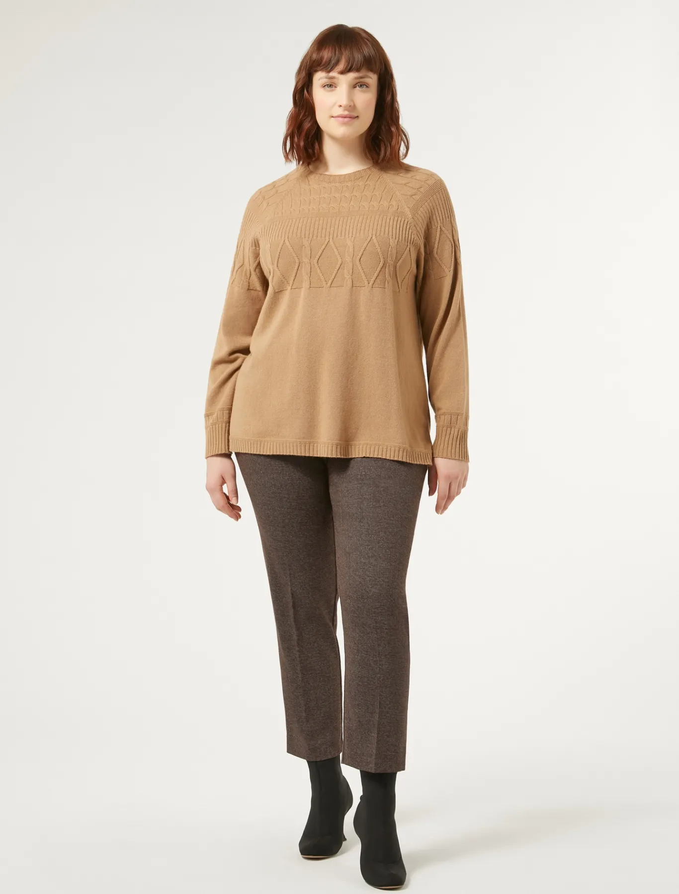 Marina Rinaldi Pantaloni & Jeans | Pantaloni & Jeans*Pantaloni in tessuto tinto filo e viscosa TESTAMORO