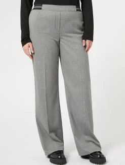 Marina Rinaldi Pantaloni & Jeans | Pantaloni & Jeans*Pantaloni in tessuto tinto filo e lurex NERO