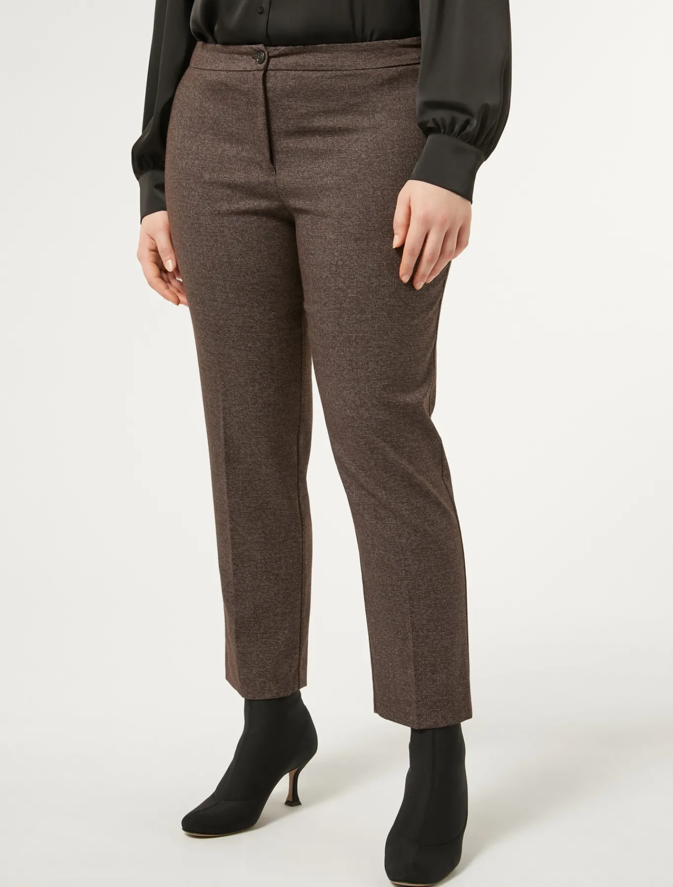 Marina Rinaldi Pantaloni & Jeans | Pantaloni & Jeans*Pantaloni in tessuto tinto filo e viscosa TESTAMORO