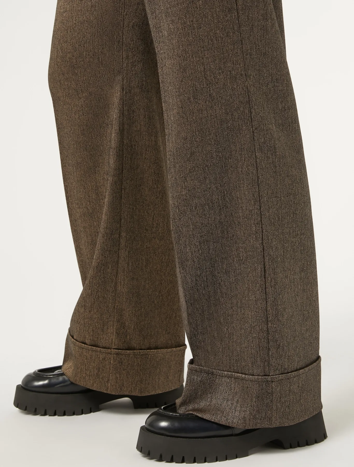 Marina Rinaldi Pantaloni & Jeans | Pantaloni & Jeans*Pantaloni in tessuto tinto filo e viscosa TESTAMORO