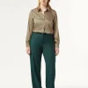 Marina Rinaldi Pantaloni & Jeans | Pantaloni & Jeans*Pantaloni in twill VERDEBOSCO