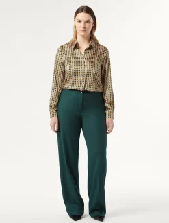 Marina Rinaldi Pantaloni & Jeans | Pantaloni & Jeans*Pantaloni in twill VERDEBOSCO