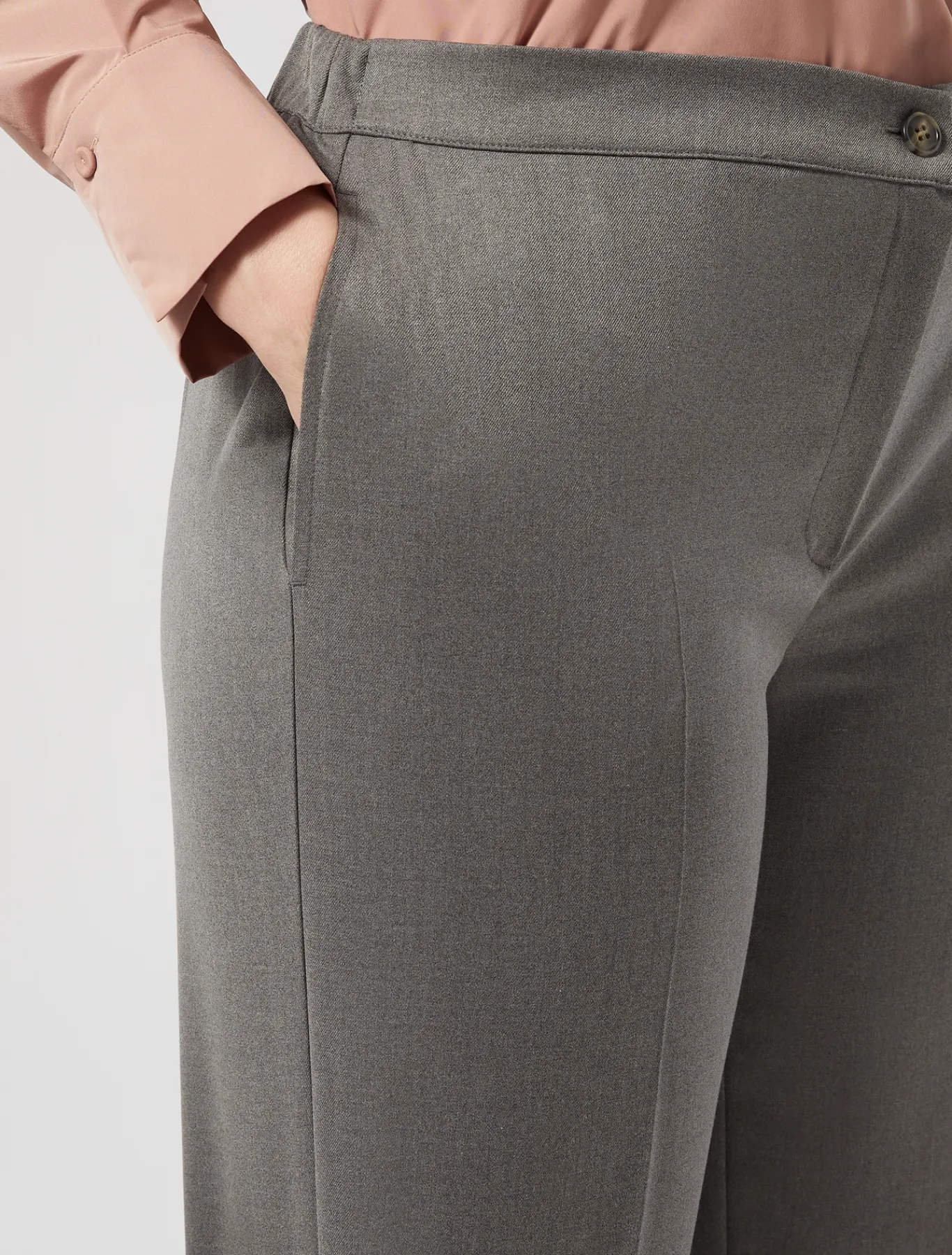 Marina Rinaldi Pantaloni & Jeans | Pantaloni & Jeans*Pantaloni in twill GRIGIOMEDIO