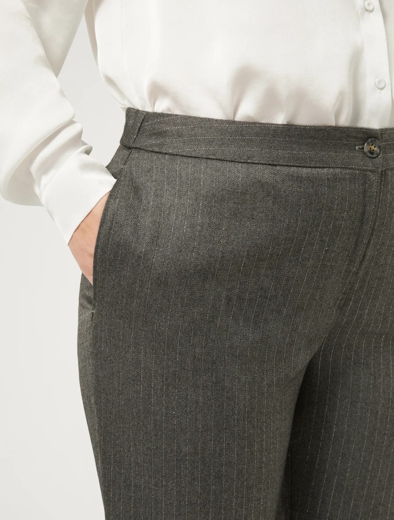 Marina Rinaldi Pantaloni & Jeans | Pantaloni & Jeans*Pantaloni in twill GRIGIOMEDIO