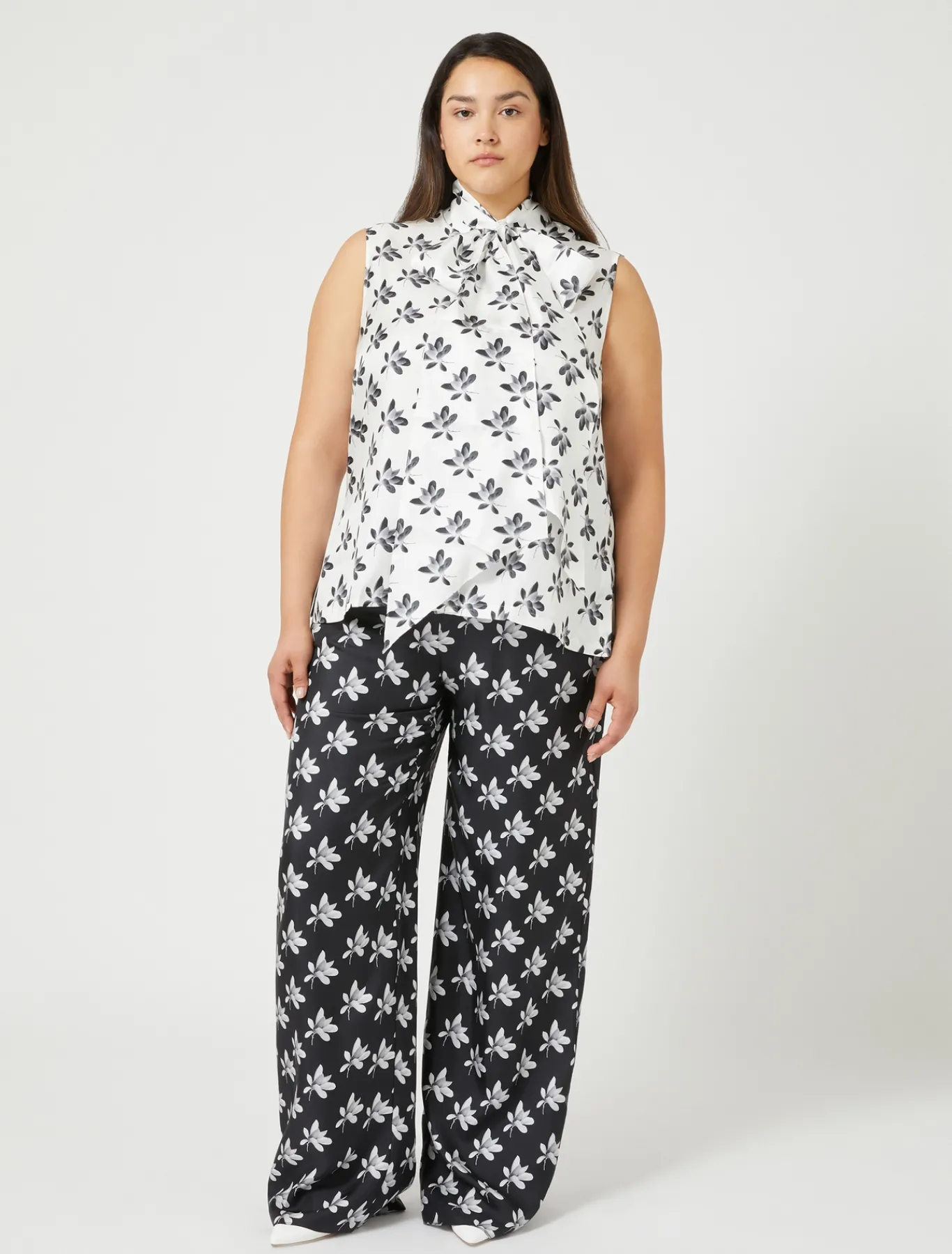 Marina Rinaldi Pantaloni & Jeans | Pantaloni & Jeans*Pantaloni in twill di seta NERO